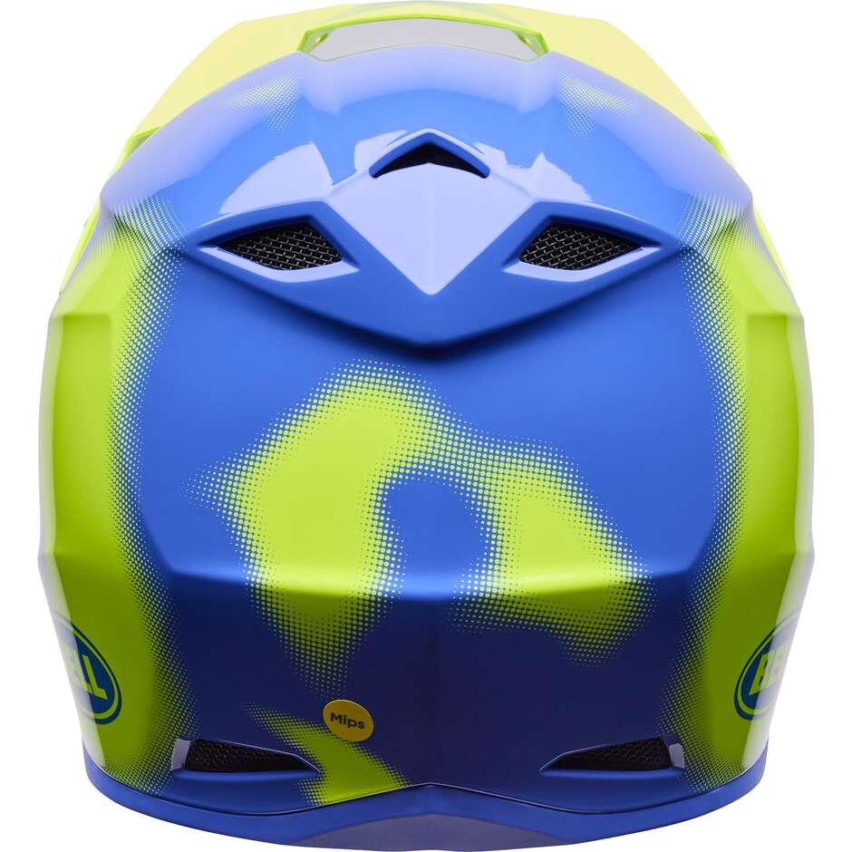 Casco Moto Cross Enduro Bell MX-10 Mips CAMO Fluo Giallo