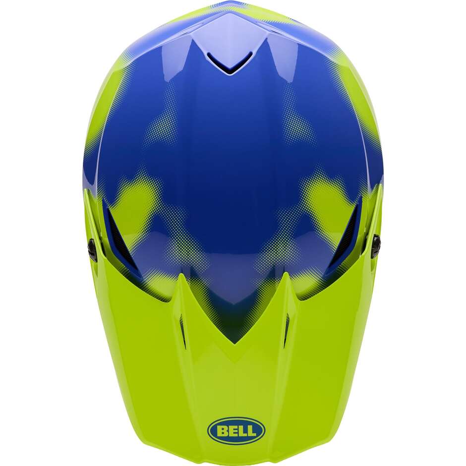 Casco Moto Cross Enduro Bell MX-10 Mips CAMO Fluo Giallo