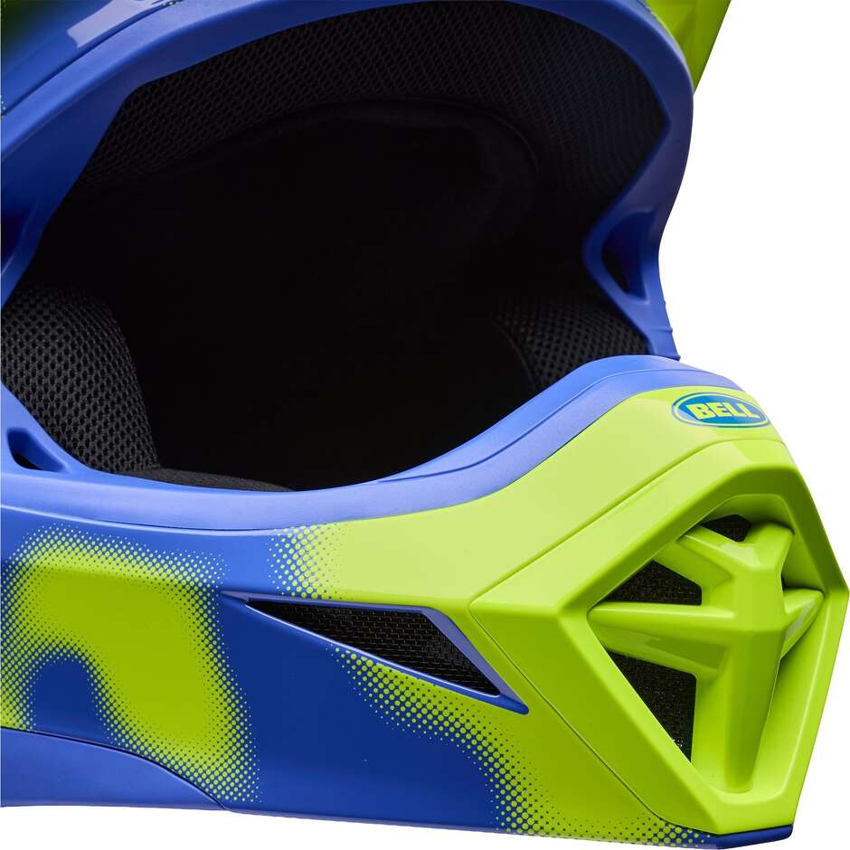 Casco Moto Cross Enduro Bell MX-10 Mips CAMO Fluo Giallo