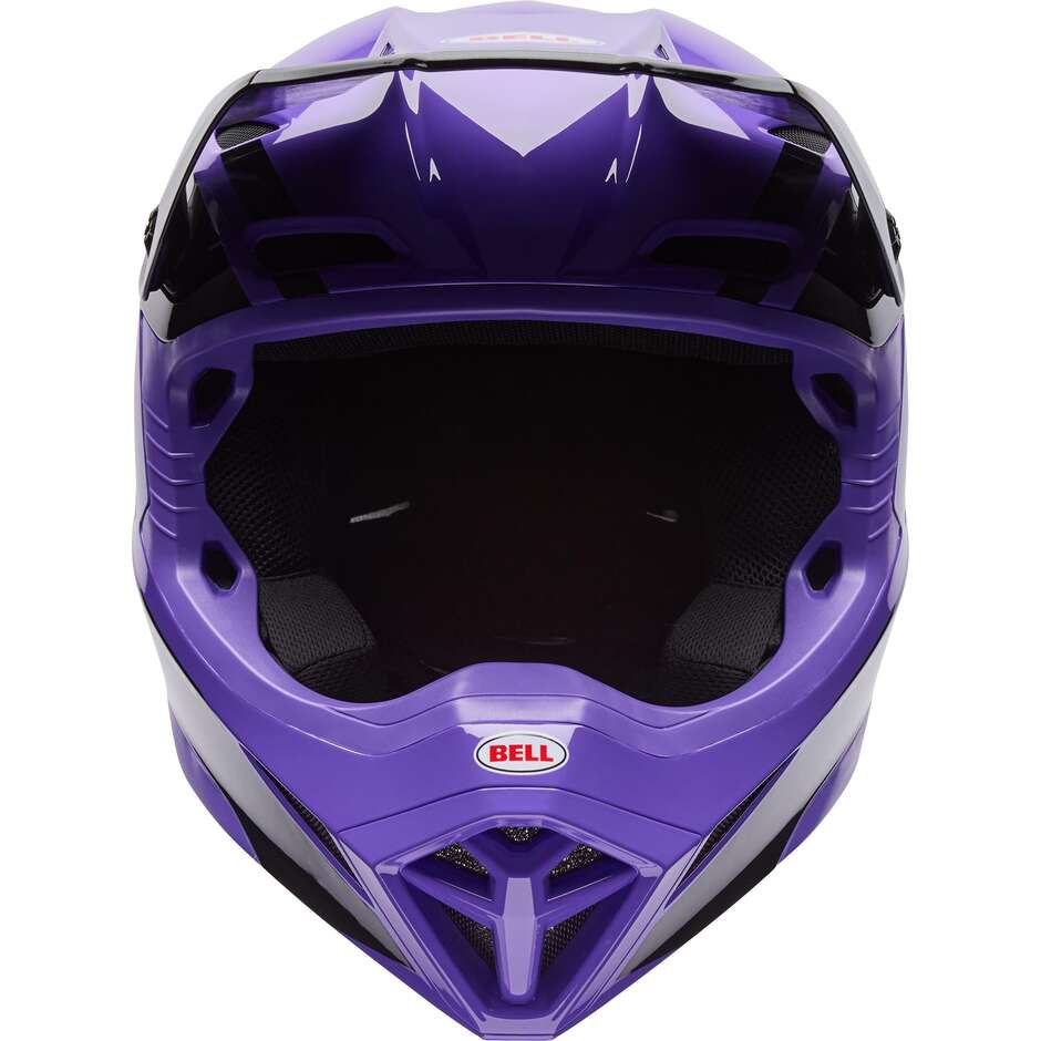 Casco Moto Cross Enduro Bell MX-10 Mips TALON Viola