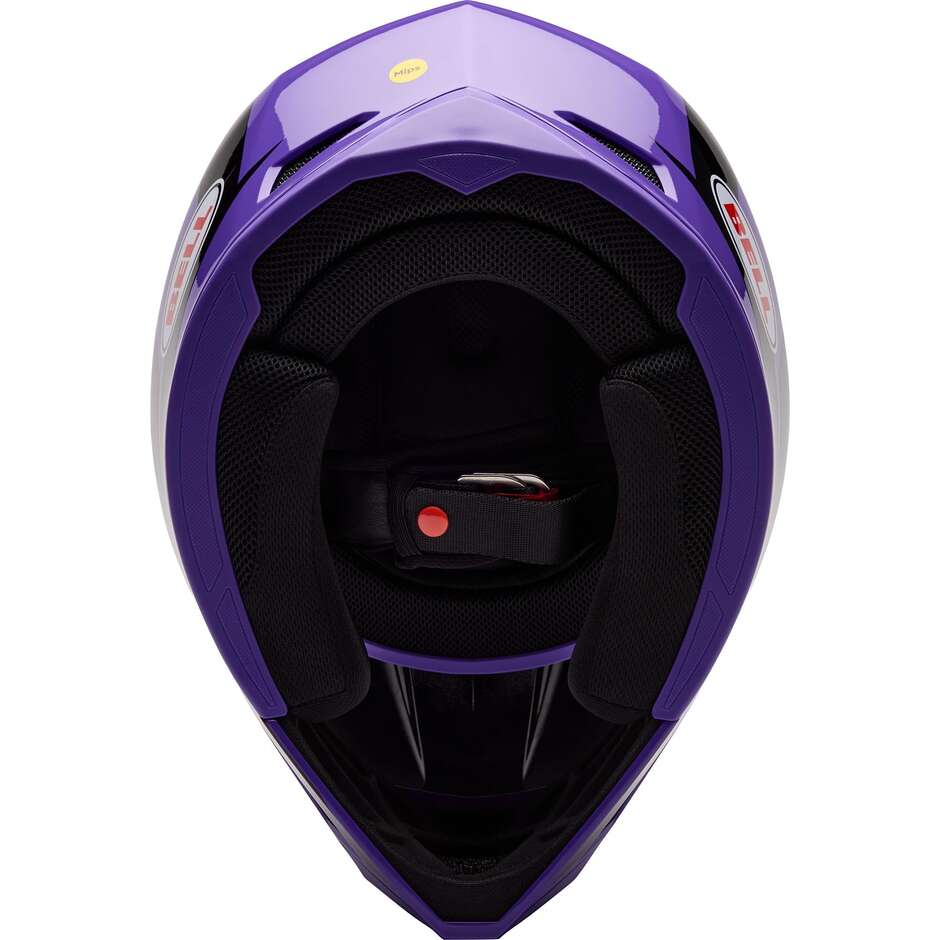 Casco Moto Cross Enduro Bell MX-10 Mips TALON Viola