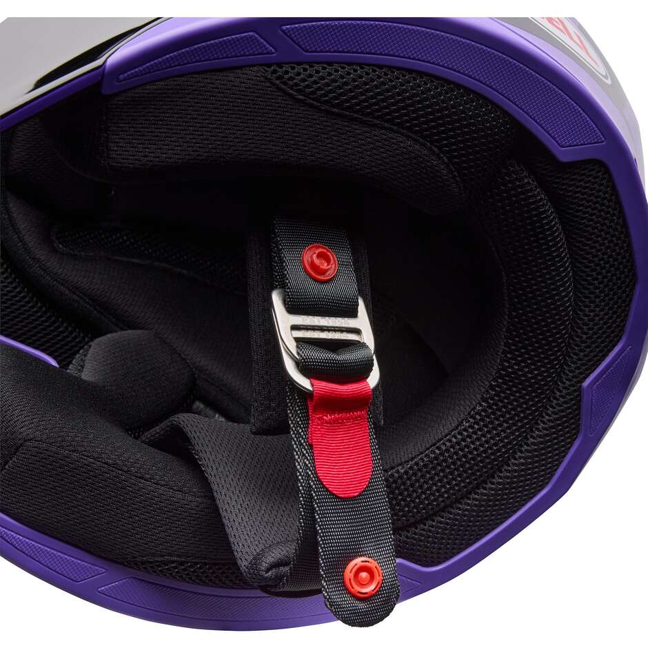 Casco Moto Cross Enduro Bell MX-10 Mips TALON Viola