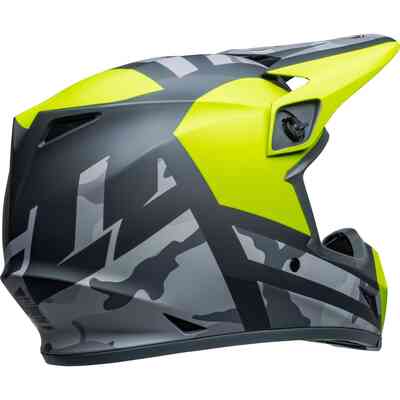 Casco cross enduro UFO da bambino arancio fluo e nero opaco