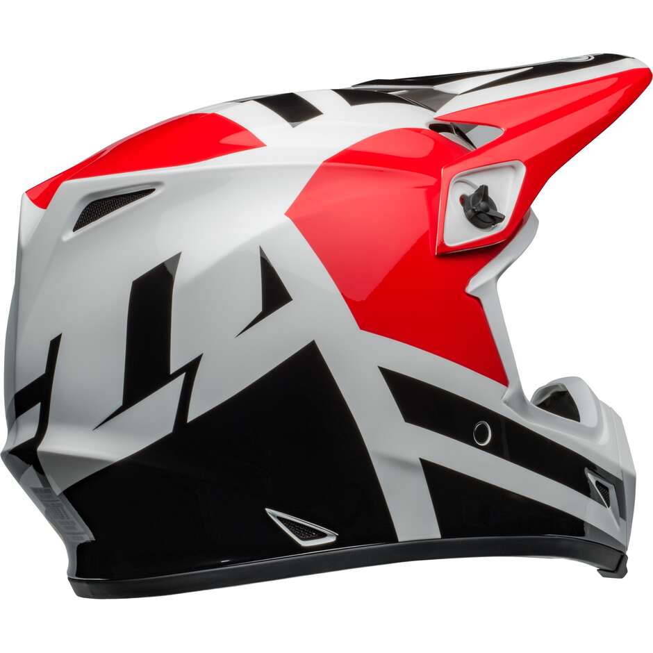 Casco Moto Cross Enduro BELL MX-9 MIPS ALTER EGO Rosso 