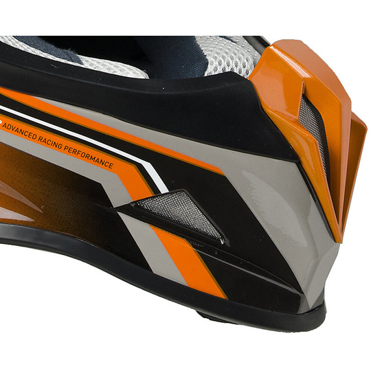 Casco Moto Cross Enduro CGM 601G Spur orange