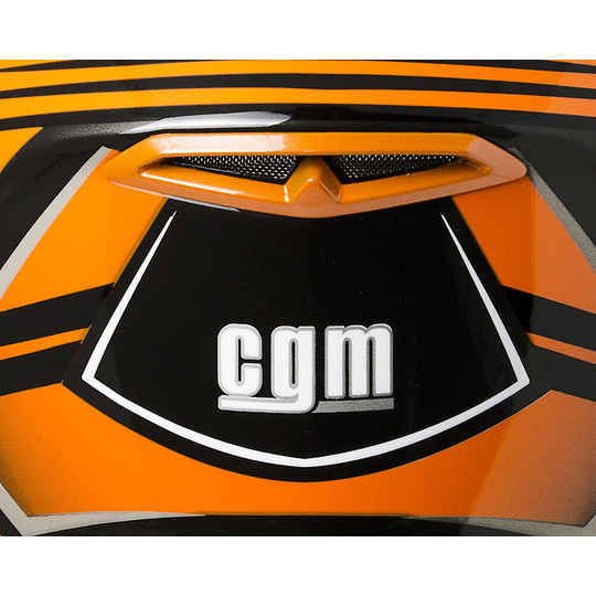 Casco Moto Cross Enduro CGM 601G Spur orange