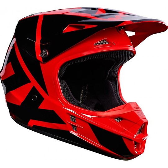 Casco Moto Cross Enduro Fox V1 MX Race Red