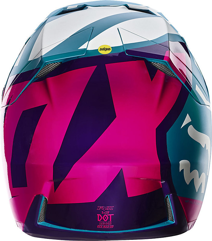 Casco Moto Cross Enduro Fox V3 Creo In Fibra Teal Vendita Online -  Outletmoto.eu