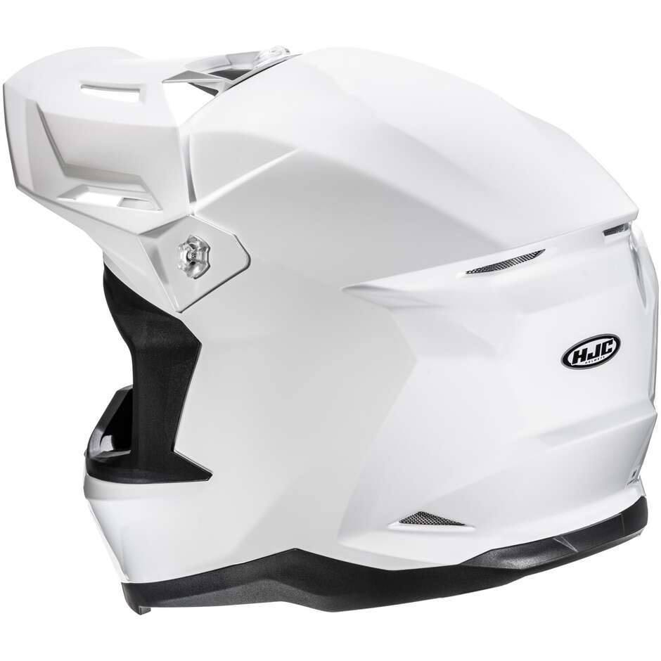 Casco Moto Cross Enduro Hjc C50 Bianco Perla
