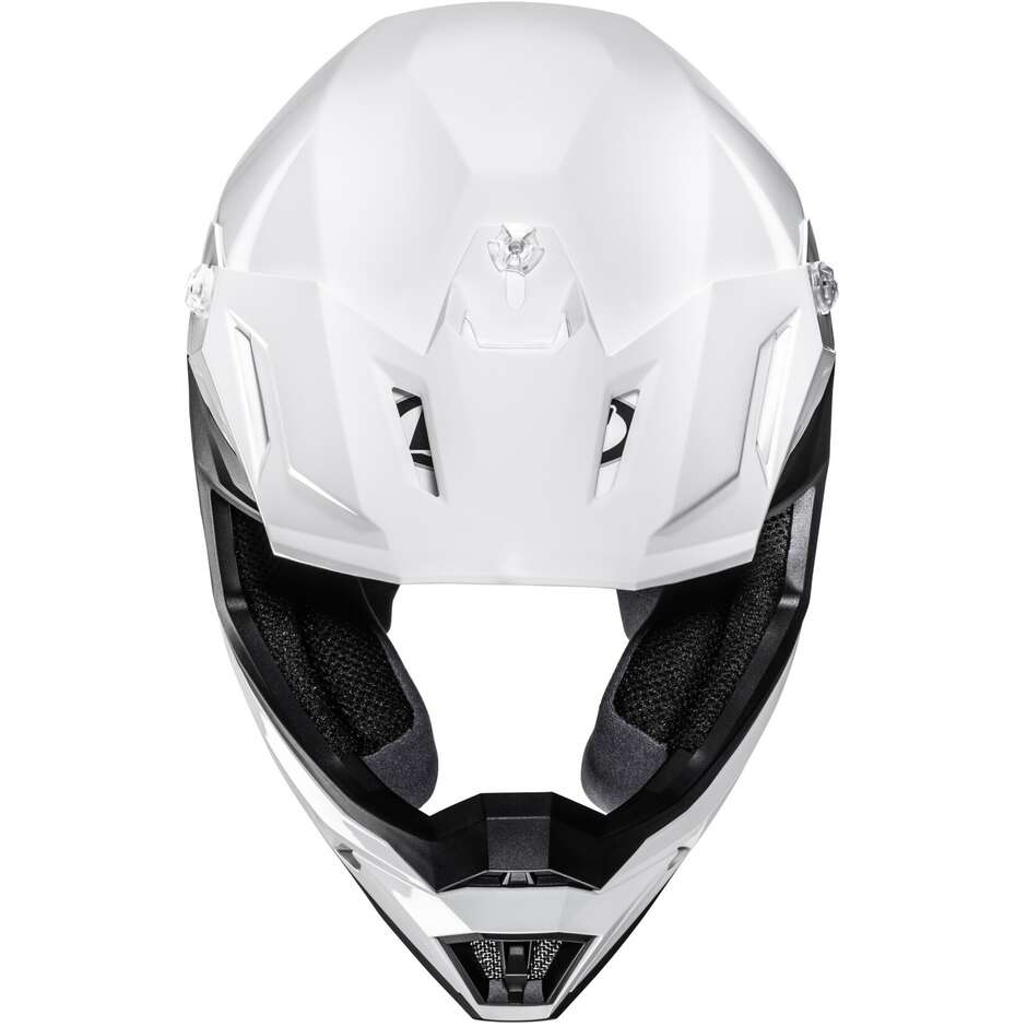 Casco Moto Cross Enduro Hjc C50 Bianco Perla