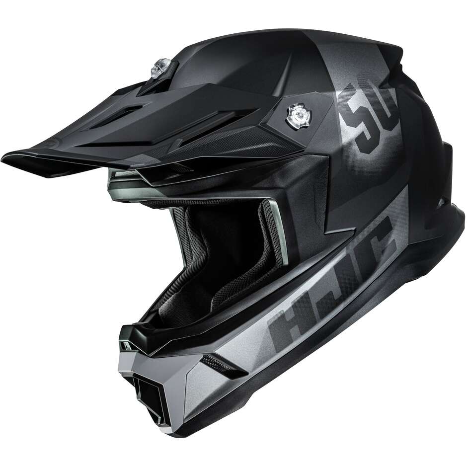 Casco Moto Cross Enduro Hjc C50 DASH MC5SF Nero Opaco