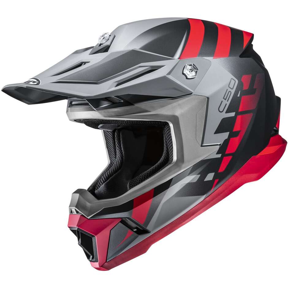 Casco Moto Cross Enduro C50 MIRAGE MC1SF taglia XS
