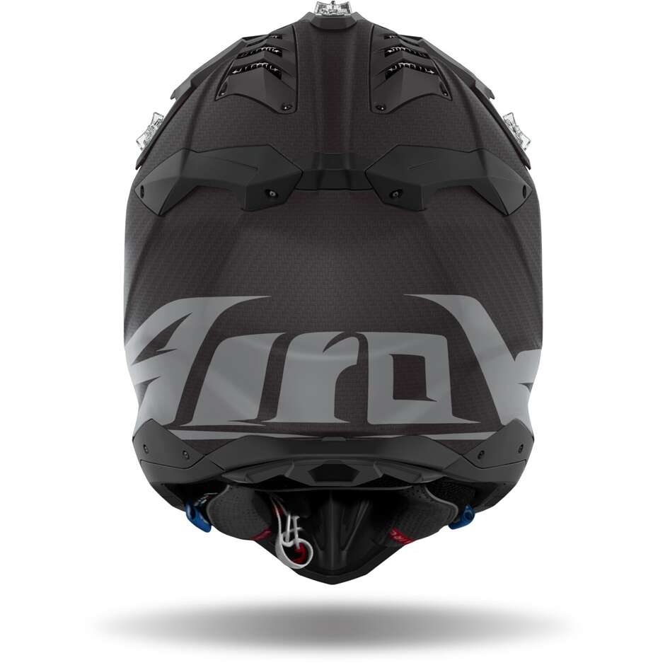 Casco Moto Cross Enduro In Carbonio 3k Airoh AVIATOR 3 CARBON Opaco