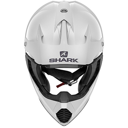 Casco Moto Cross Enduro in Fibra Shark VARIAL Bianco