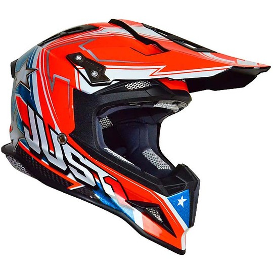 Casco Moto Cross Enduro Just One Carbon Coloring Aster America