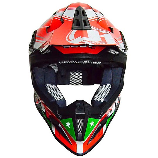 Casco Moto Cross Enduro Just One Carbon Coloring Aster Italy