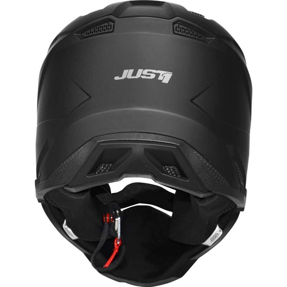 Casco Moto Cross Enduro Just1 J40 06 Nero Opaco