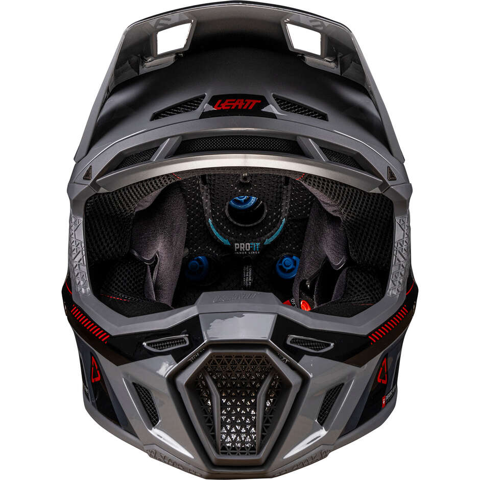Casco Moto Cross Enduro KIT 8.5 - V26 Leatt Grigio