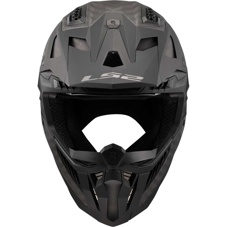 Casco Moto Cross Enduro LS2 MX703 C X-FORCE PRO FIM Carbonio Opaco