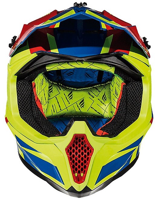 Casco Moto Cross Enduro MT Helmets FALCON Weston C1 Giallo Fluo Vendita  Online 