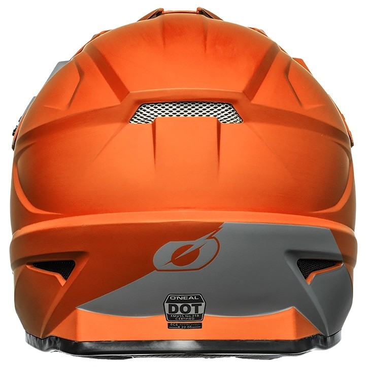 Casco Moto Cross Enduro Oneal 1Srs Helmetolid Arancio