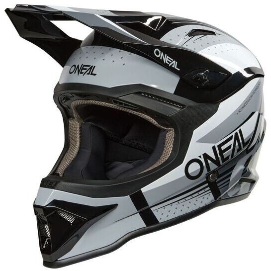 Casco Moto Cross Enduro O'NEAL 1SRS RC Nero Grigio taglia XL