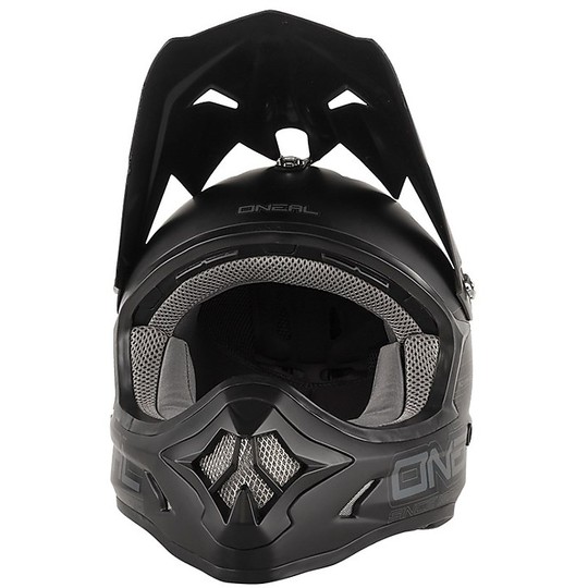 Casco moto Cross Enduro O'neal 3 Series Mono Nero Opaco