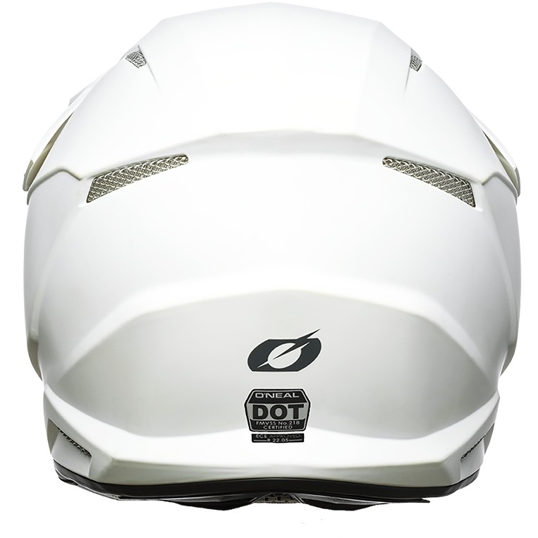 Casco Moto Cross Enduro Oneal 3Srs Helmetolid Bianco