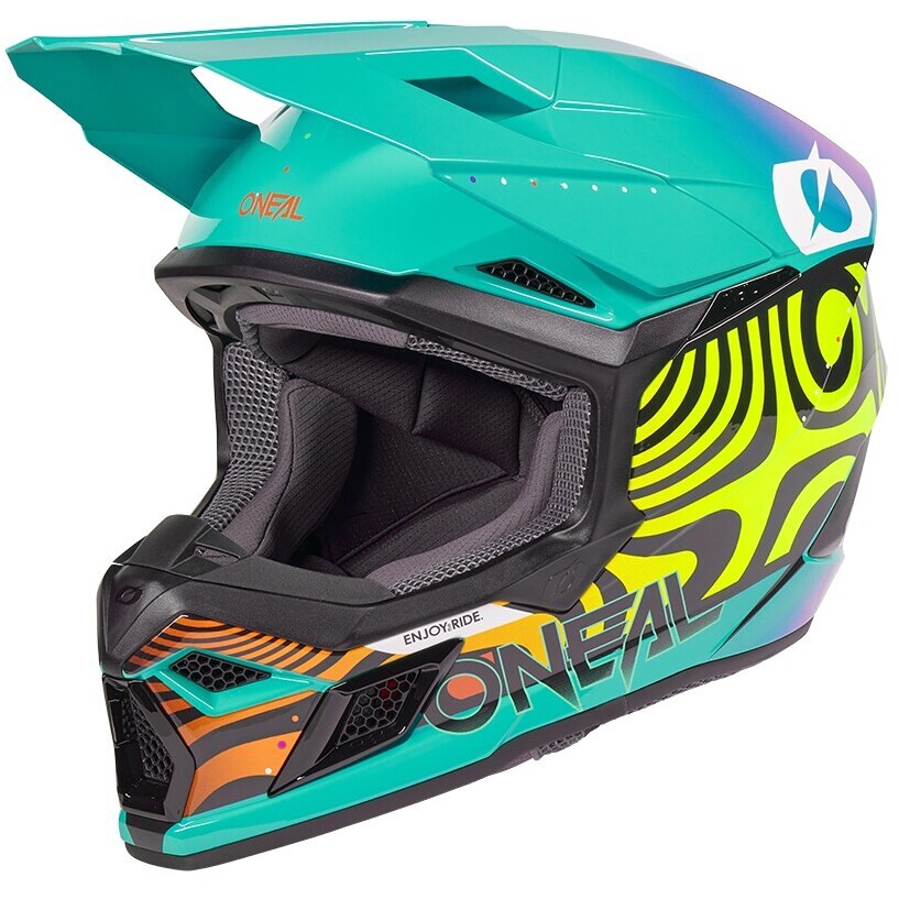 Casco Moto Cross Enduro Oneal 3SRS NOVA V.27 Verde