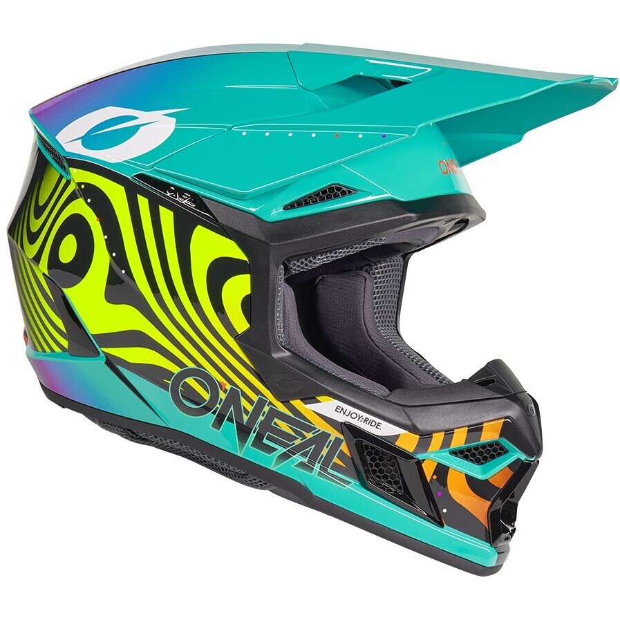 Casco Moto Cross Enduro Oneal 3SRS NOVA V.27 Verde