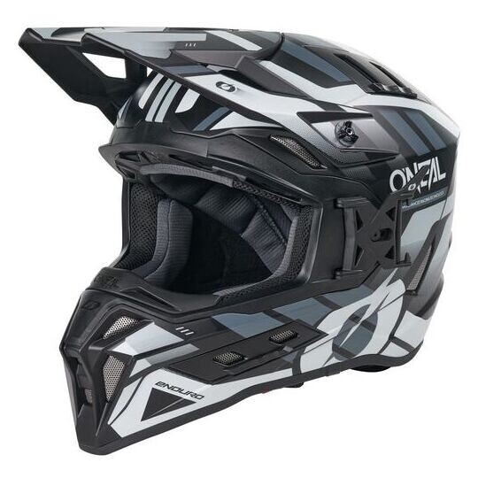 Casco Moto Cross Enduro O'NEAL EX-SRS DUST Nero Grigio taglia 2XL