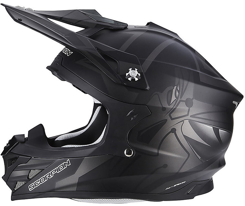 Casco Moto Cross Enduro Scorpion VX-15 EVO Air Robot Nero Opaco Grigio  Vendita Online - Outletmoto.eu