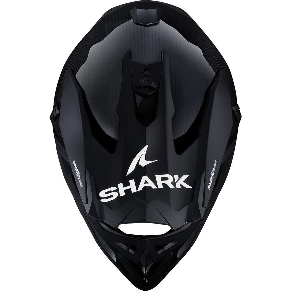 Casco Moto Cross Enduro Shark VARIAL RS CARBON SKIN Bianco
