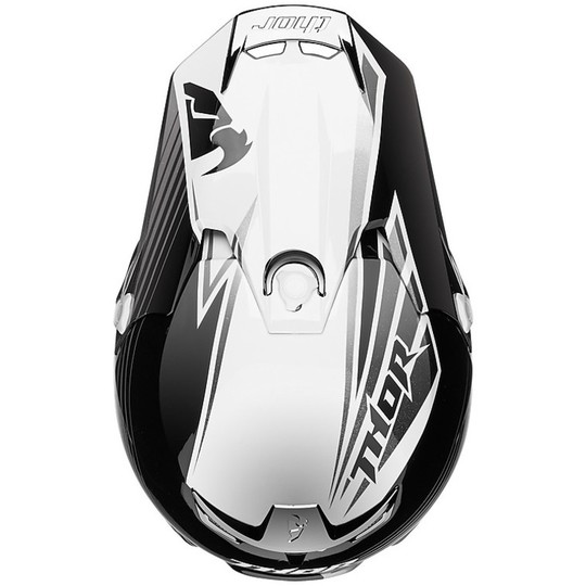 Casco Moto Cross Enduro Thor Verge Corner Helmet 2015 Nero Grigio