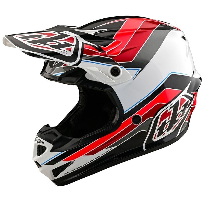 Casco Moto Cross Enduro Troy Lee Design SE4 POLYACRYLITE BLO taglia S