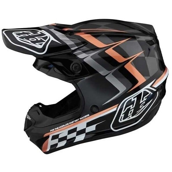Casco Moto Cross Enduro Troy Lee Design SE4 POLYACRYLITE WAR taglia 2X