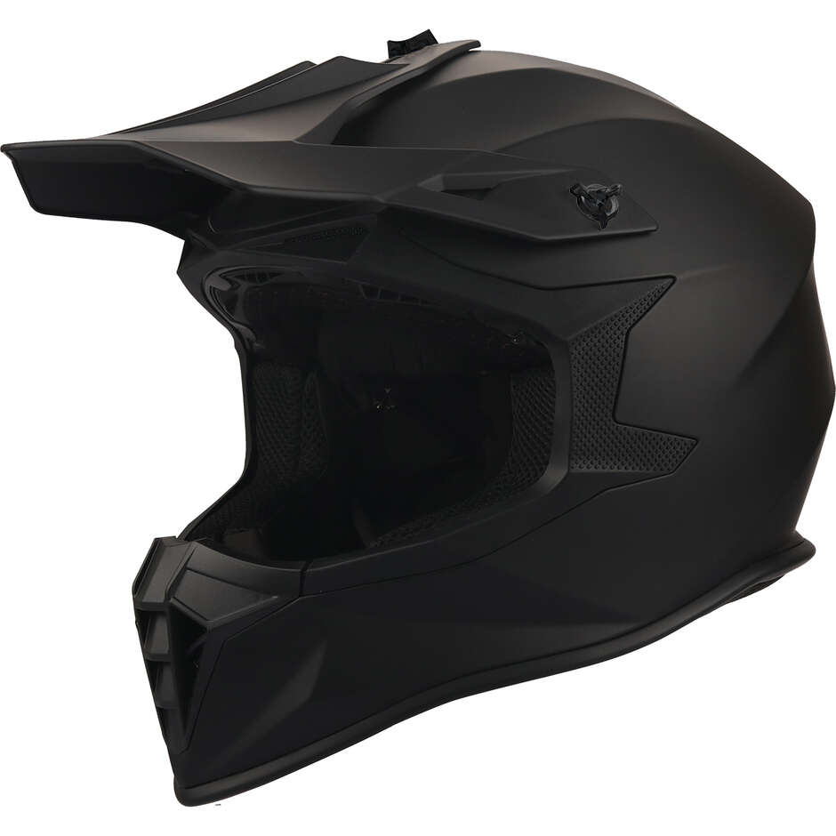 Casco Moto Cross GMS Fortis nero opaco