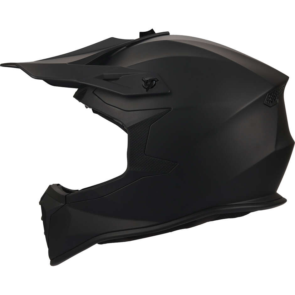Casco Moto Cross GMS Fortis nero opaco