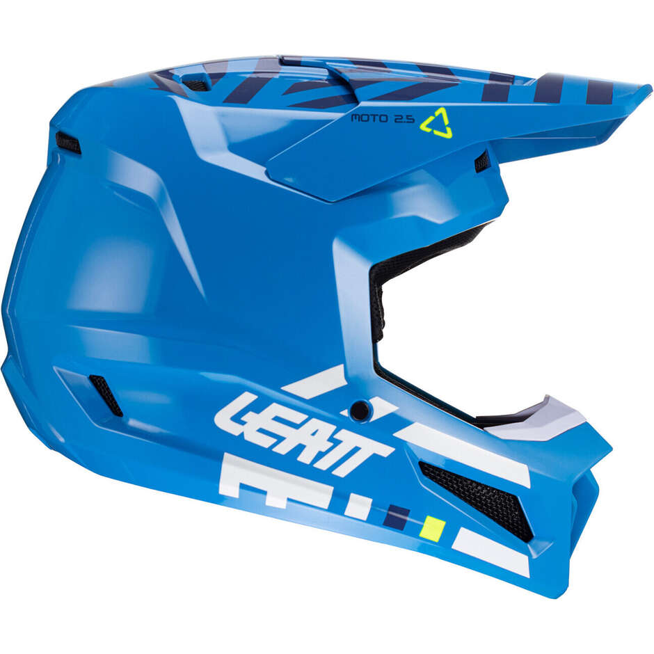 Casco Moto Cross Leatt 2.5 V24 CYAN Azzurro