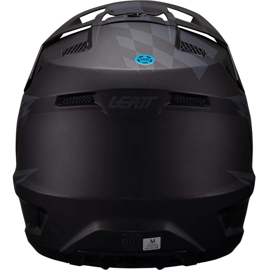 Casco Moto Cross Leatt KIT MOTO 3.5 V25 STEALTH Nero