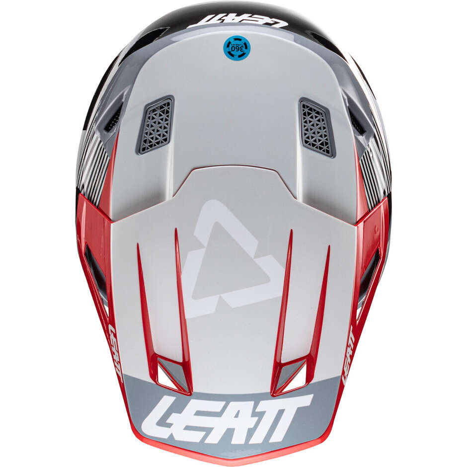 Casco Moto Cross Leatt KIT MOTO 8.5 V24 FORGE Grigio