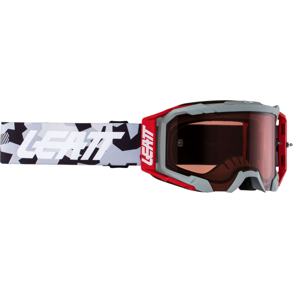 Casco Moto Cross Leatt KIT MOTO 8.5 V24 FORGE Grigio