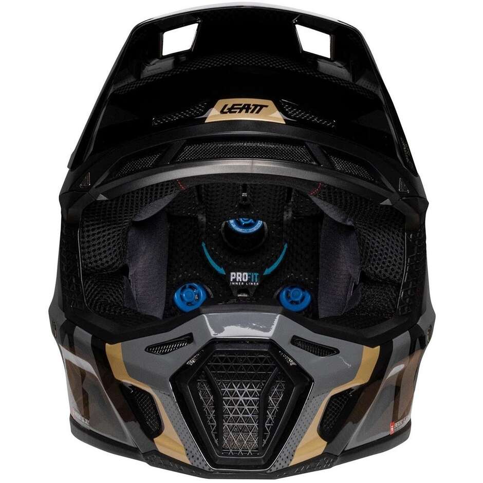 Casco Moto Cross Leatt KIT MOTO 8.5 V25 BLACK Nero