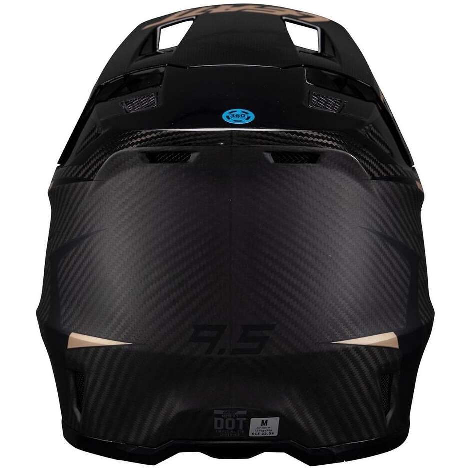 Casco Moto Cross Leatt KIT MOTO 9.5 CARBON V25 Nero