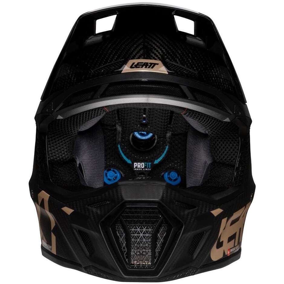 Casco Moto Cross Leatt KIT MOTO 9.5 CARBON V25 Nero