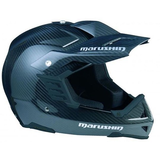 Casco Moto Cross Marushin Rs-Mx Full Carbon Solo 850g Di Peso