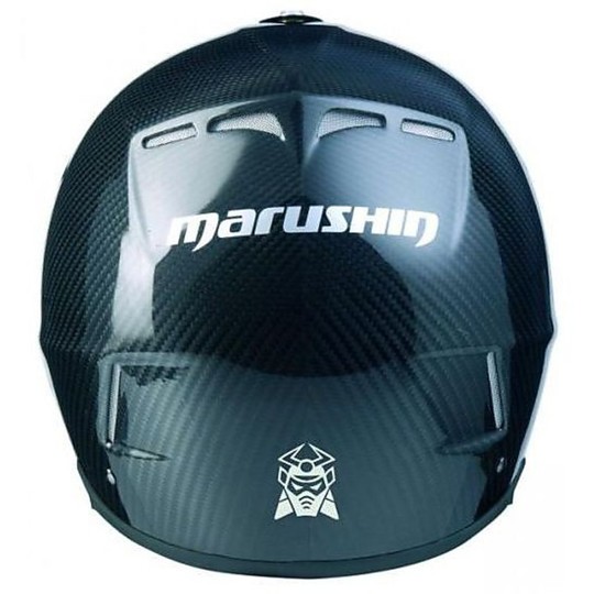 Casco Moto Cross Marushin Rs-Mx Full Carbon Solo 850g Di Peso