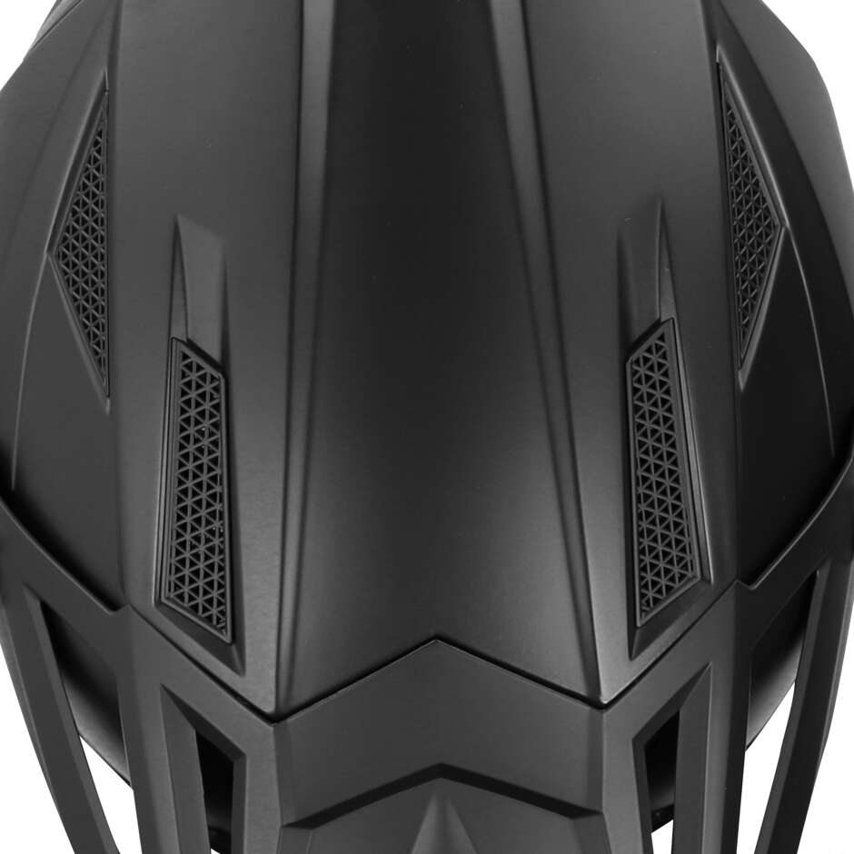 Casco Moto Cross OFFROAD T711 Nero Opaco