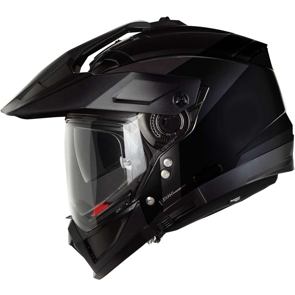Casco Moto Crossover N70-2 X 06 CLASSICO 301 Nero Luci taglia S