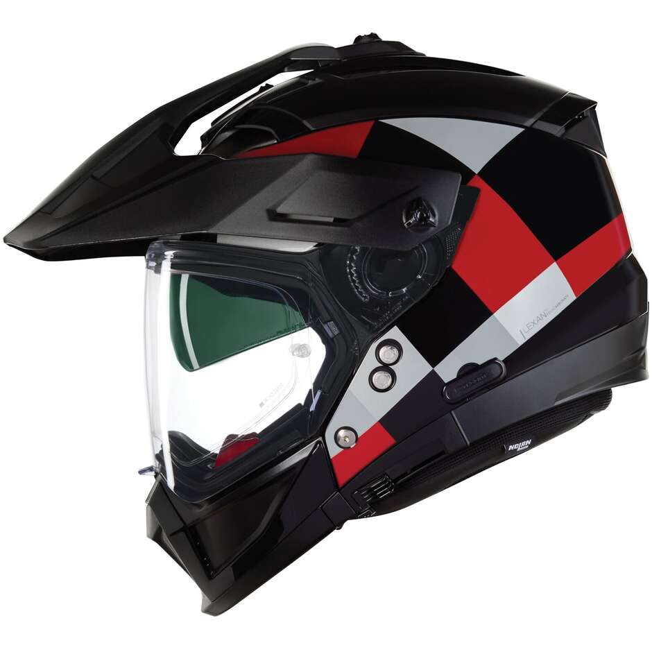 Casco Moto Crossover N70-2 X 06 RUVIDO 342 Nero Grigio taglia M